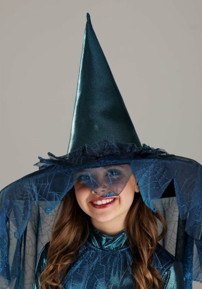 Storybook & Fairytale Costumes | Moonlight Spider Witch Costume for Girls Girl Girl