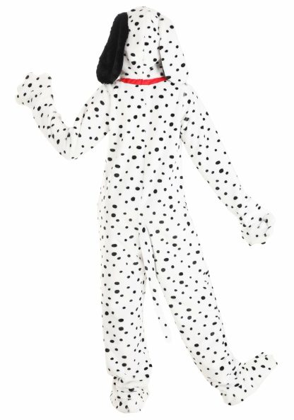 Storybook & Fairytale Costumes | Plush Dalmatian Puppy Jumpsuit for Kids Animal Costumes Animal Costumes