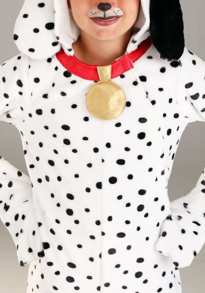 Storybook & Fairytale Costumes | Plush Dalmatian Puppy Jumpsuit for Kids Animal Costumes Animal Costumes