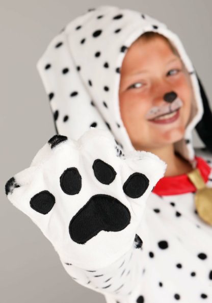 Storybook & Fairytale Costumes | Plush Dalmatian Puppy Jumpsuit for Kids Animal Costumes Animal Costumes