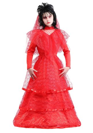 TV / Movie Costumes | Girl’s Gothic Red Wedding Dress Costume Girl Girl