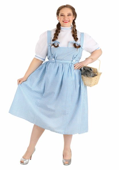 TV / Movie Costumes | Kansas Girl Long Dress Women Costume Themes Storybook & Fairytale Costumes