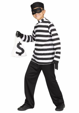 Uniform Costumes | Burglar Costume for Kids Boy Boy