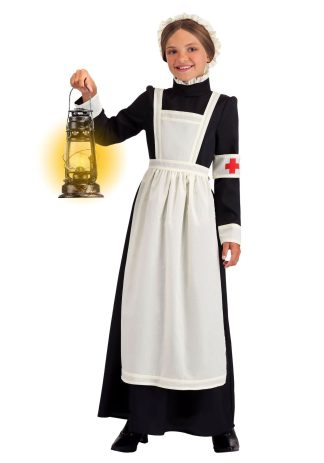 Uniform Costumes | Girls Florence Nightingale Costume Girl Girl