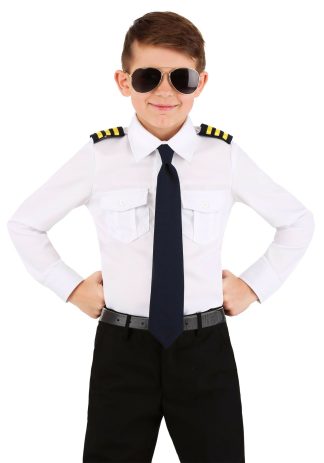 Uniform Costumes | Pilot Shirt Costume for Kids Boy Boy