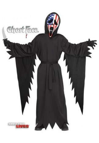 Video Game Costumes | Child Patriotic Ghost Face Costume Boy Boy