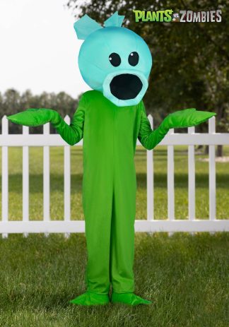 Video Game Costumes | Kid’s Plants Vs Zombies Snow Pea Costume Jumpsuit Boy Boy