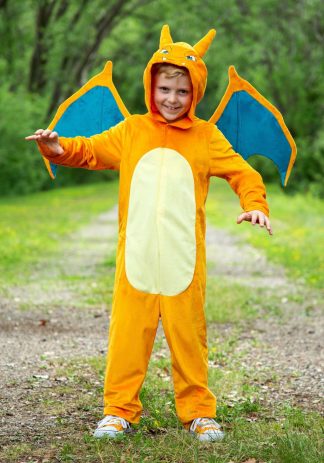 Video Game Costumes | Kid’s Pokémon Charizard Deluxe Costume Boy Boy