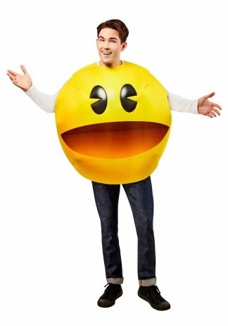 Video Game Costumes | Pacman Costume for Adults Mens Mens