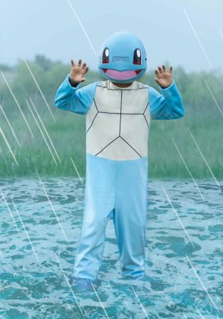 Video Game Costumes | Pokémon Classic Squirtle Costume for Kids Boy Boy