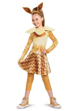 Video Game Costumes | Pokémon Deluxe Eevee Costume for Girls Girl Girl