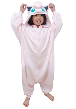 Video Game Costumes | Pokémon Jigglypuff Kigurumi for Kids Boy Boy