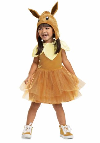 Video Game Costumes | Pokemon Toddler Eevee Dress Costume Girl Girl