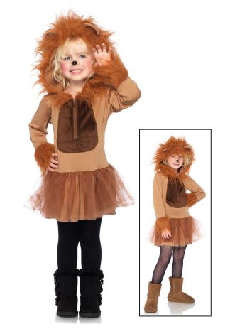 Wonderful Wizard of Oz Costumes | Child Cuddly Lion Costume Girl Girl