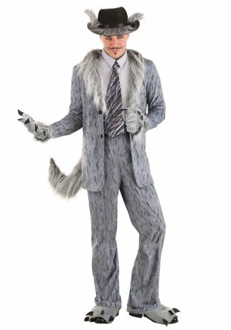 Storybook & Fairytale Costumes | Woodsy Bad Wolf Costume for Men Mens Mens