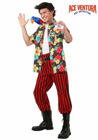 TV / Movie Costumes | Ace Ventura Costume with Wig for Men Cosplay Costumes Cosplay Costumes