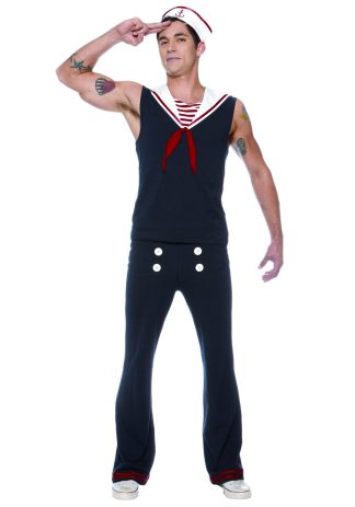 Uniform Costumes | Men’s Deckhand Sailor Costume Mens Mens