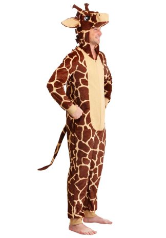 Costume Apparel | Adult Giraffe Onesie Animal Costumes Animal Costumes