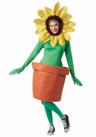 Holiday Costumes | Potted Flower Costume for Adults Funny Costumes Funny Costumes