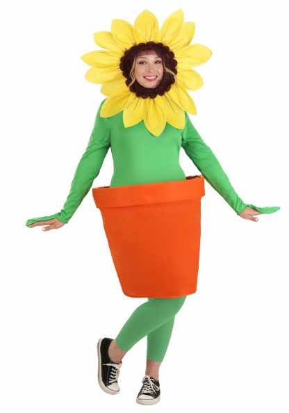 Holiday Costumes | Potted Flower Costume for Adults Funny Costumes Funny Costumes