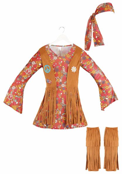 Decades Costumes | Women’s Peace & Love Hippie Costume Decades Costumes Decades Costumes