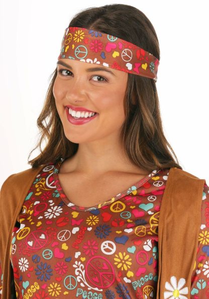 Decades Costumes | Women’s Peace & Love Hippie Costume Decades Costumes Decades Costumes