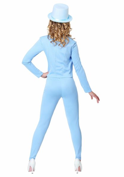 Holiday Costumes | Female Blue Tuxedo Costume for Adults Holiday Costumes Holiday Costumes